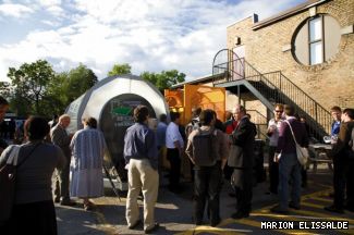 The extraordinary new composter at Loyola garnered a lot of attention when it was unveiled on Sept. 9.